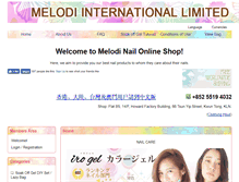 Tablet Screenshot of melodi-nail.com